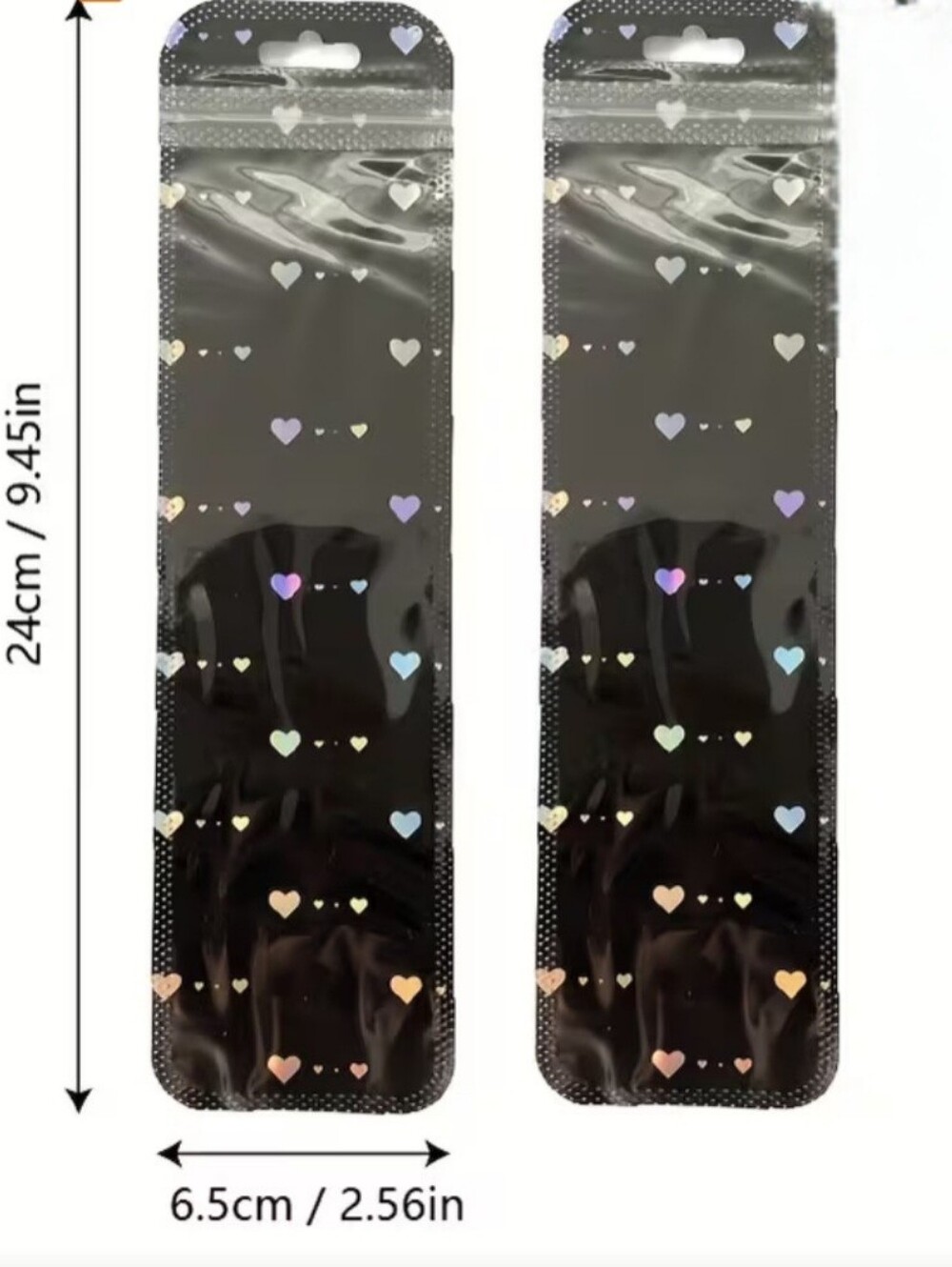 15ct. Holographic Transparent Resealable Jewelry/Pen Plastic Bags ✨️PRICE FIRM✨ - Picture 5 of 5